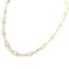 Les Trésors De Lily [M8861] - Ivory 'Sissi' Gold Plated Necklace (6 Mm)