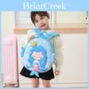 Stylish And Fun Mermaid Shell Backpack For Kids Featuring Colorful Animal Patterns