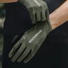 Shock-Absorbing Cycling Gloves Size M - Green Black