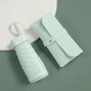 Pocket Umbrella Durability Iron Fiber Constructions UV Sun Umbrella Rain Umbrellas for Outdoor Activities and Commuting
