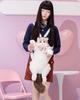 Chongker Handmade Realistic Cat Backpack with Plush Cat, a Gift for Pet Lovers and Women (Backpack)