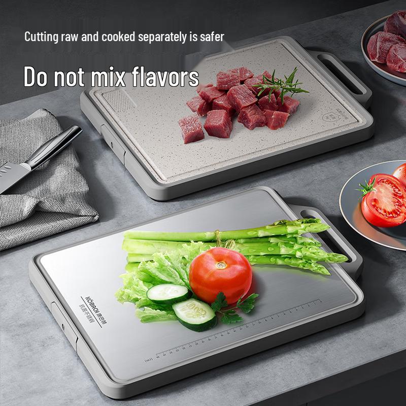 Kangbach Kangdun Series Double-Sided Antibacterial Stainless Steel Cutting Board