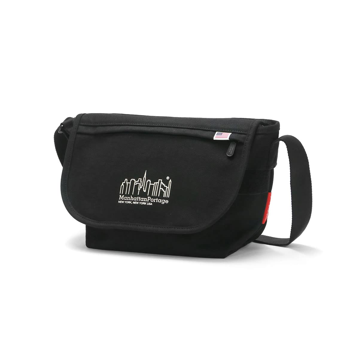 

Подлинная сумка-мессенджер MP1605JRCNVS Повседневная сумка-мессенджер JR Canvas BLK [Manhattan Portage] [Официальный]