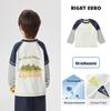 2026 Trendy Boys' Pure Cotton Long-Sleeve T-Shirt for Spring and Fall