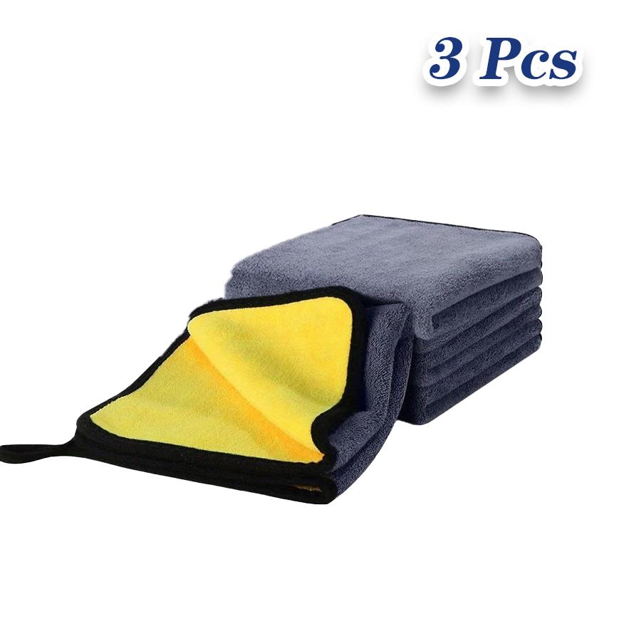 

3/5/10 шт. полотенец из ультратонкого волокна для чистки автомобиля, подходящих для детализации автомобиля, с высокой впитываемостью воды