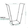Metal Garbage Bag Holder Garden Trash Portable Multi Use