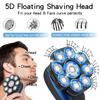 Floating Head Shaver for Bald Men Waterproof Electric Razor for Men with Nose Hair Trimmer Wet/Dry Grooming Shaving Machines
