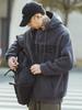 Men's Trendy Letter Print Hooded Sweatshirt - Autumn Slimming Casual Jacket