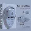 Pantofole da Bagno Antiscivolo ad Asciugatura Rapida a Forma di Squalo per Uomo e Donna con Drenaggio dell'Acqua - Design Bucherellato, Perfette per l'Estate in Casa