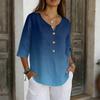Camisas para Mujer Casuales Elegantes Camisetas de Manga 3/4 Tops tipo Túnica Camisetas Básicas Suéteres Blusas de Trabajo