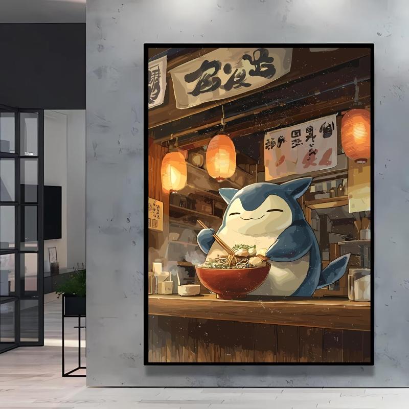 Classic Anime Canvas Paintings Pokemon Posters Living Room Kid Action Figures Children's Bedroom Decor Picture Prints and Prints