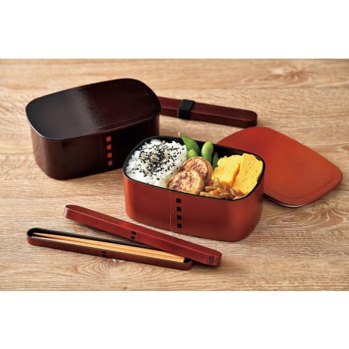 Tatsumiya HAKOYA Wappa One-Tier Bento Box, 700ml, Tamuke Style, 301946, Made in Japan