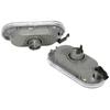 1Pcs/2Pcs Car Side Marker Turn Signal Warning Light Black Lamp Cover for MK4 Golf Jetta Bora,B5/B5.5 Passat,Beetle