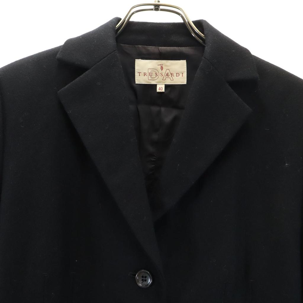 Trussardi Wool Blend Skirt Suit Setup 40 Black Women Used