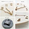 Wall clock wood stylish Nordic silent round frameless cute 12 inches (diameter 30cm) natural solid panel 3D three-dimensional numbers creative wooden