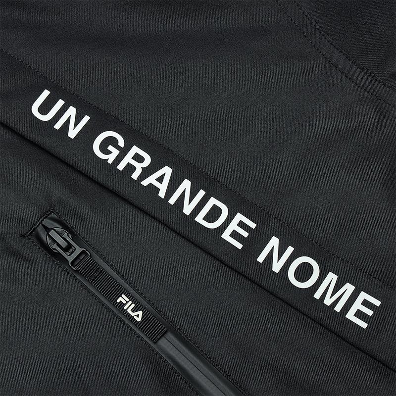 Fila Fashionable Warm Hooded Two-Piece Jacket Men Jackets Black F11M519704FBK