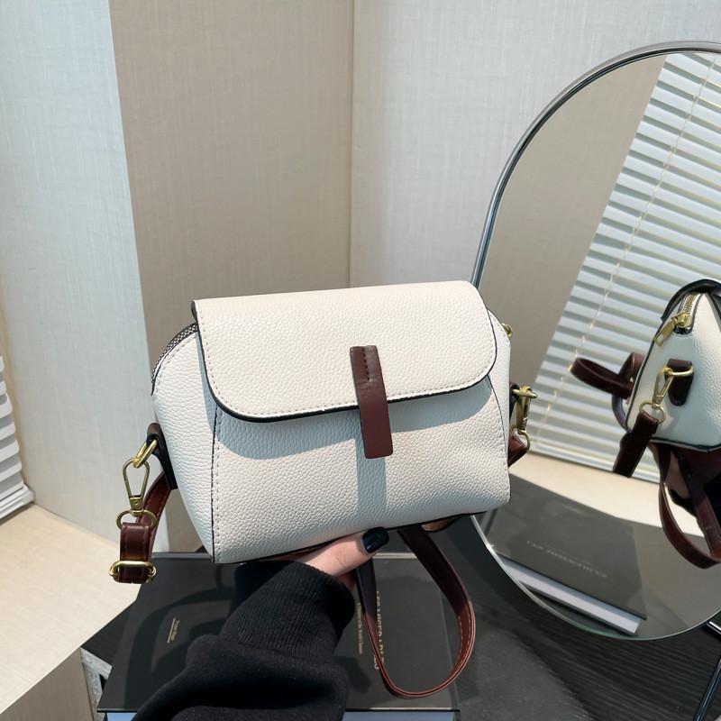 Fashionable Pu Leather Small Square Bag Elegant Casual Side Bag For Daily Use
