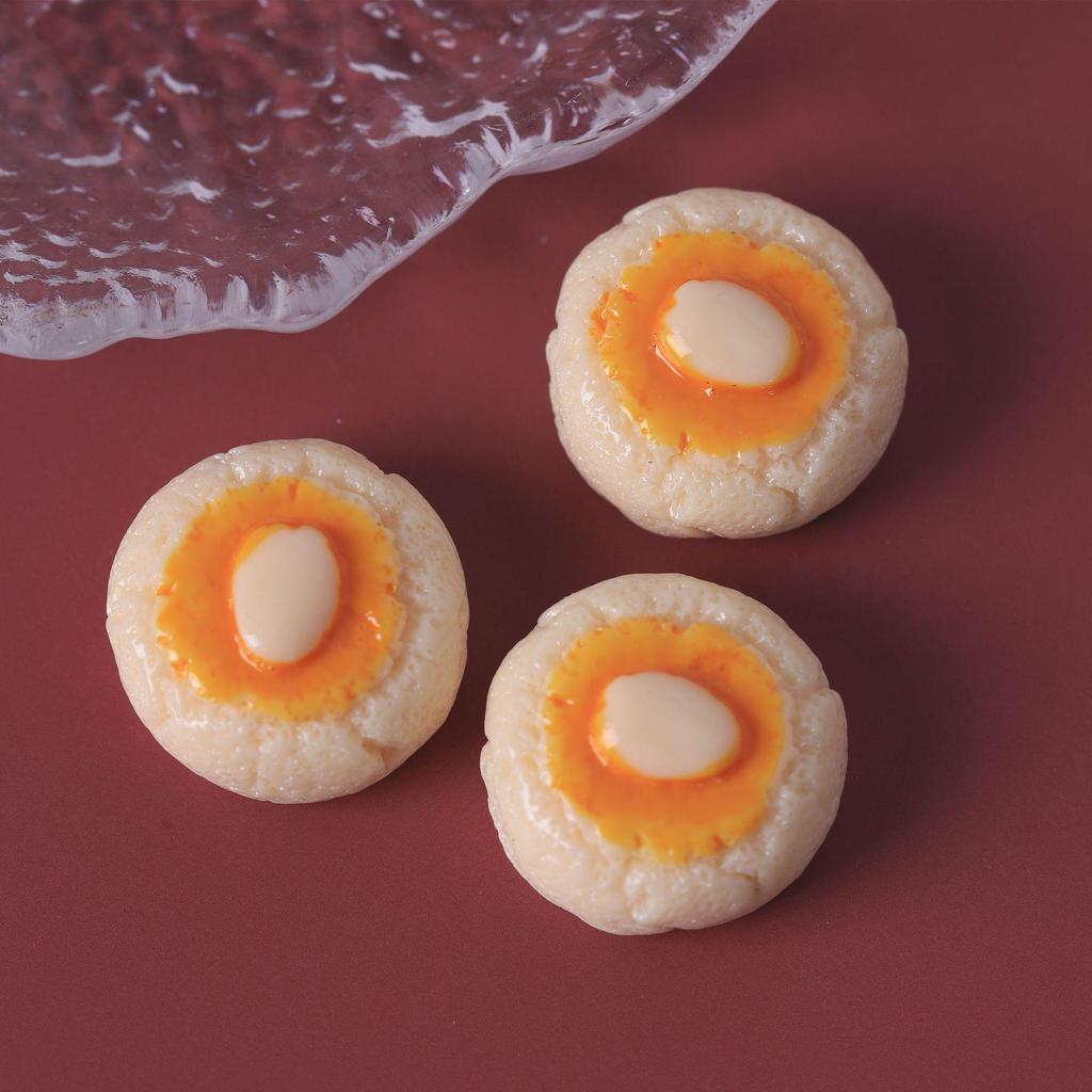 Childlike DIY Cream Bread Cake Keychain Pendant - Resin Craft Accessories