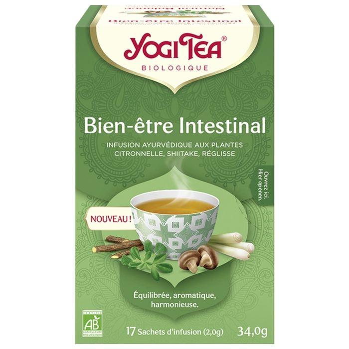 Infusion bien être intestinal 17 sachets Yogi Tea BIO