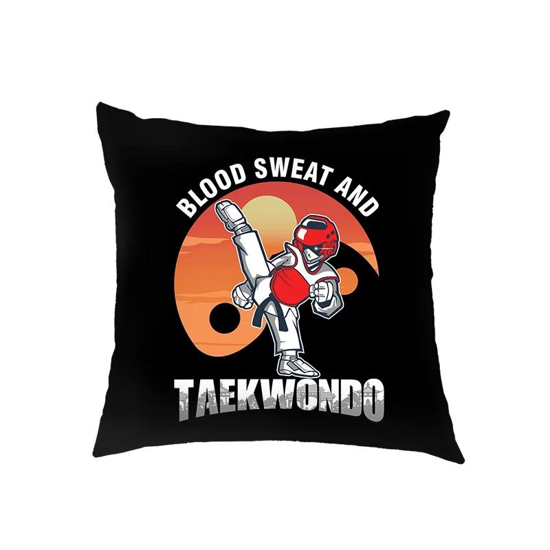 Cool Martial Art Judo / Taekwondo / Karate / Aikido Kissenbezug Kissenbezug Sofa Schlafzimmer Büro Auto Dekokissenbezug