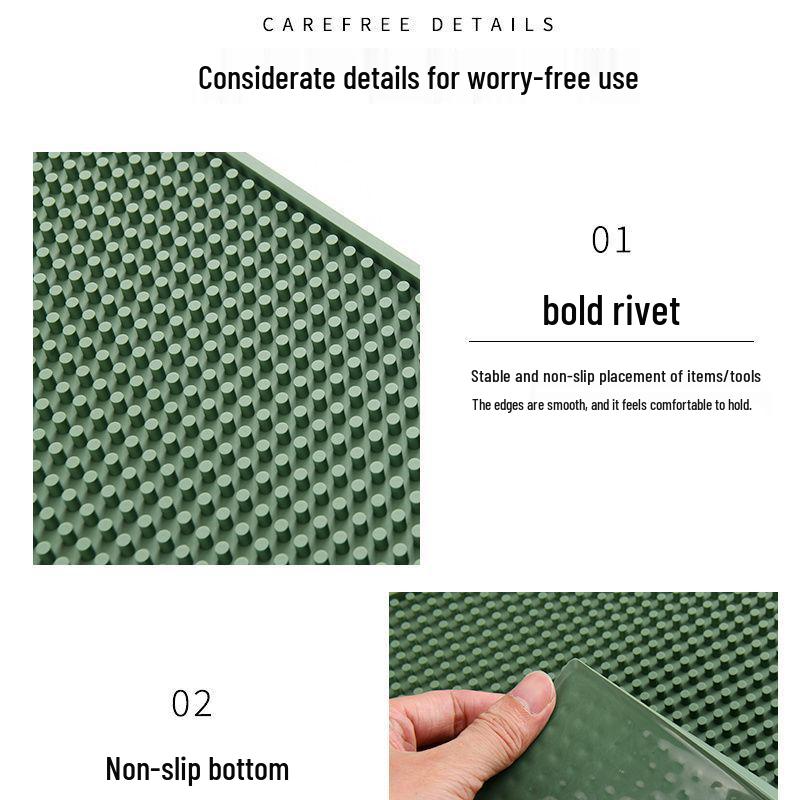 Durable Non-slip Dustproof Cutting Mat for Effective Dust Removal and Silk Flower Support