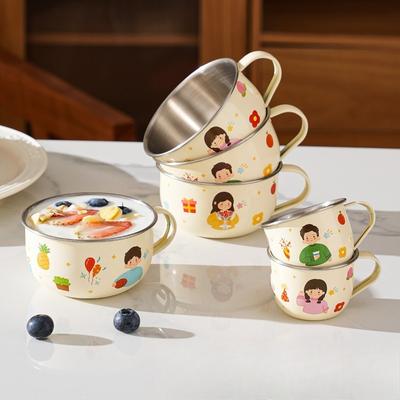 Stainless Steel Water Cup Mug for Kids Anti Scalding Milk Coffee Cup Mini Cute Drinking Mug Mugs Coffee Cups