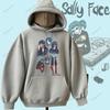 Felpa Sally Face Gioco Horror e Mistero Felpa Sally Face Calda Unisex Donna Uomo Felpa con Cappuccio Felpa Stampata Street Fashion