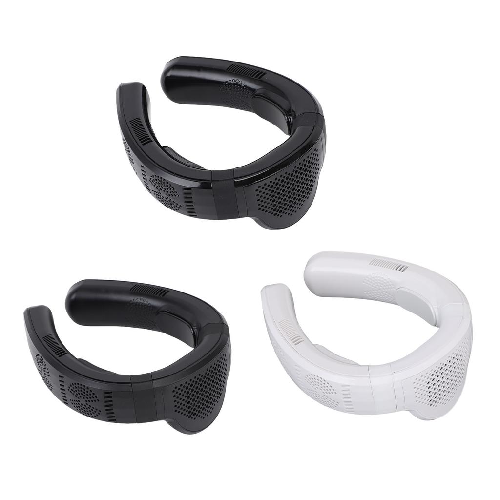 Portable Neck Fan Cooling and Heating Dual Use 3 Speeds Semiconductor Quiet Lightweight Battery Operated Wearable Fan for Beach