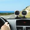 Al aire libre dos en uno con termómetro coche brújula ornamento coche
