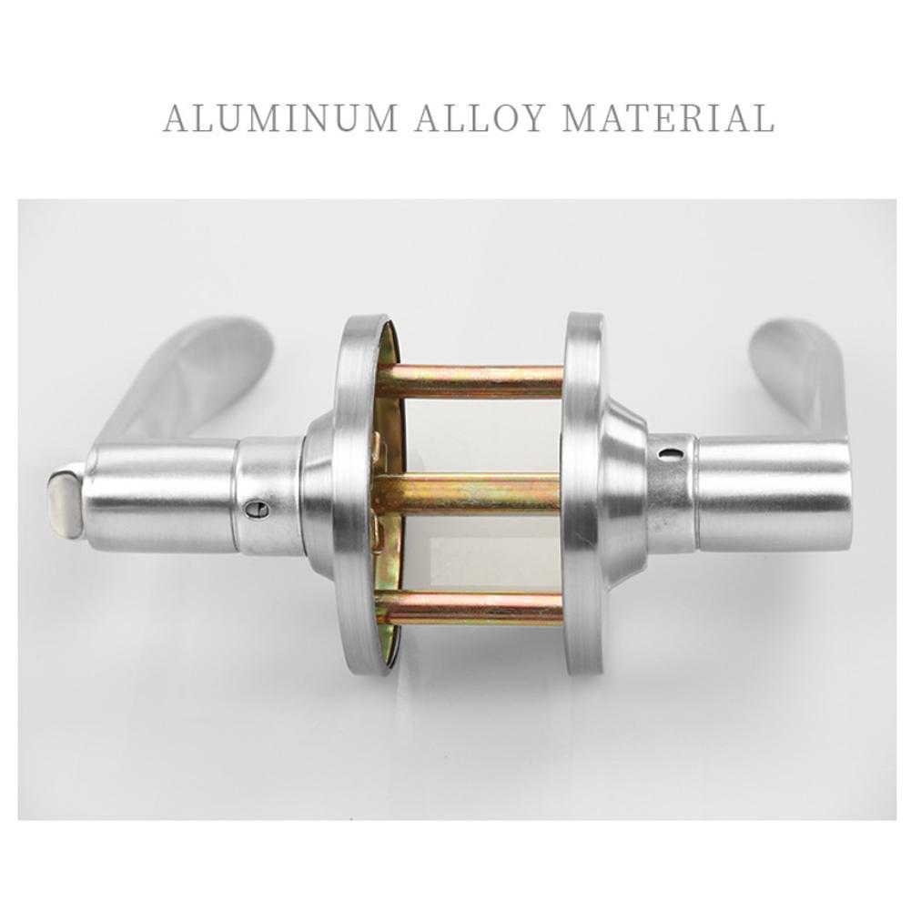 3-Rod Door Lock Aluminum Alloy Mortise Lock Door Knob Lock Set Easy Installation Universal Lock