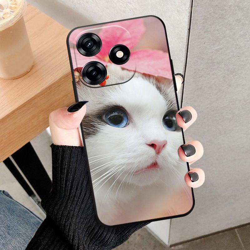 For Tecno Spark 10 Case Back Cover Spark10 Cute Cartoon Flower Skull Soft Silicone Phone Cases For Tecno Spark 10C Fundas Coque