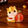 Gift Cartoon Horse Figurine Pony Resin New Year Mascot Miniature Good Luck Red Zodiac Ornaments Car Decoration