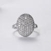 925 Sterling Silver Twilight Saga-Inspired Cluster Ring for Women