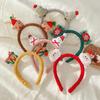 2025 Fuzzy Christmas Snowman Headband - Sweet Plush Hair Accessory & Ornaments