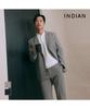 INDIAN Two-Tone Solid Pants_Miudl6M2471
