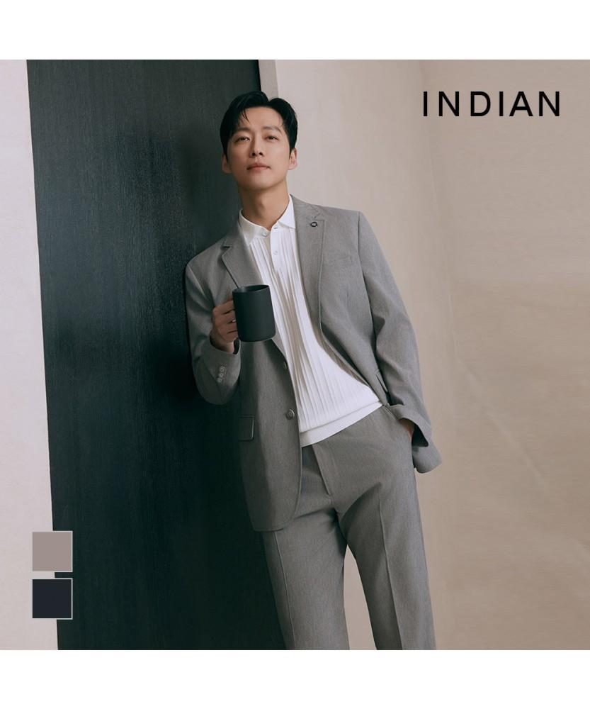 INDIAN Two-Tone Solid Pants_Miudl6M2471