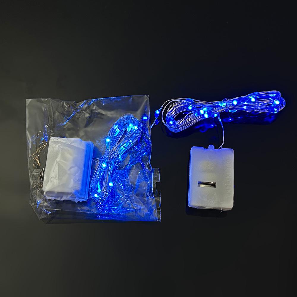 LED Copper Wire Fairy Lights - Three-Level White Box String Lights for Decorative and Atmosphere Settings