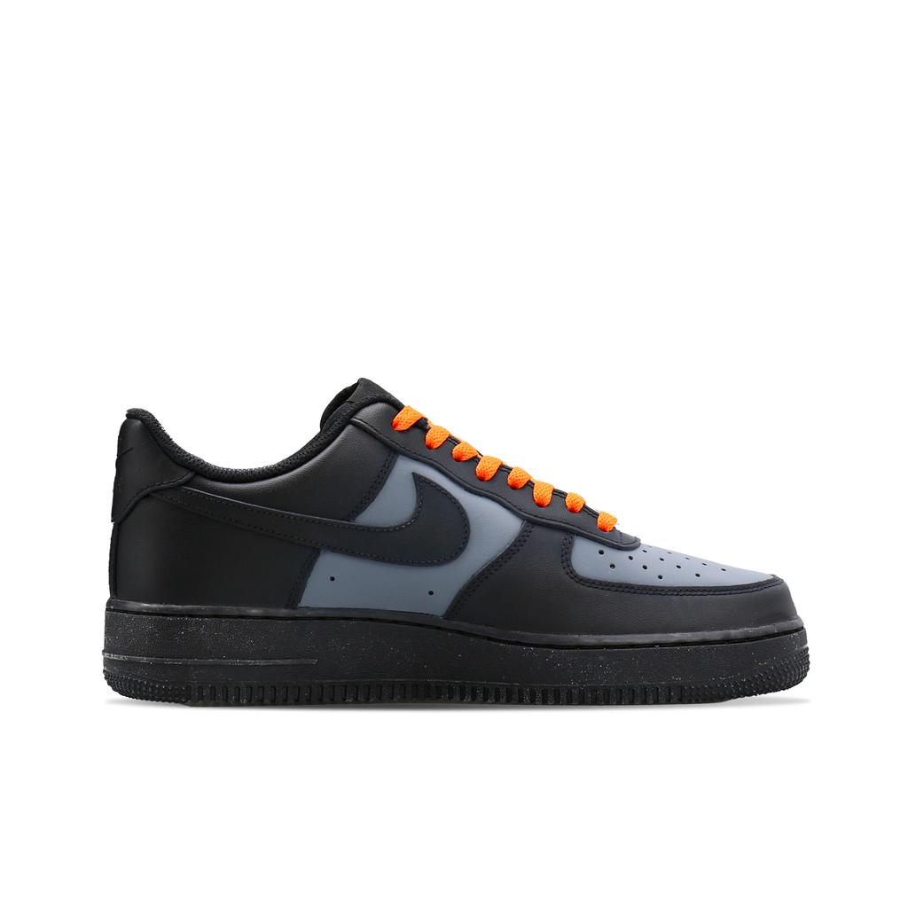 Nike Air Force 1 Höherlegung Low-Top Skateboard-Schuhe Unisex Schwarz Orange CW2288-001(Team577-2.0)