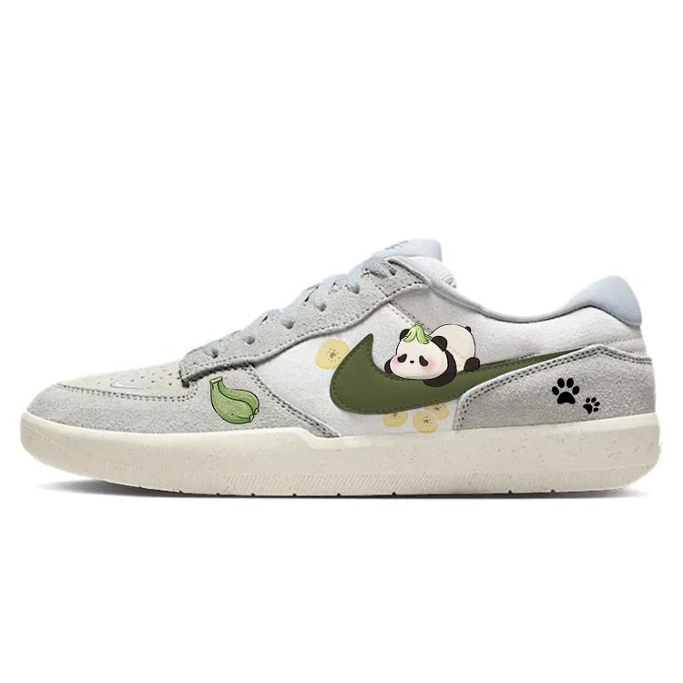 

Nike SB Force 58 Abrasion Resistant Low top Skateboard Shoes Unisex White Gray IH0636-141(Team366-) 39