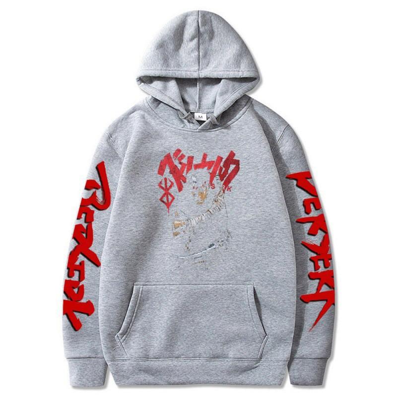 Griffith Berserk Anime Hoodie Unisex Casual Long Sleeve Pullover Sweatshirt With Printed Design