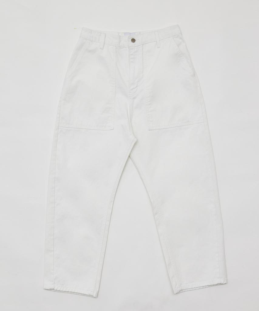 Konsenteu12 Porter Curved Pants White