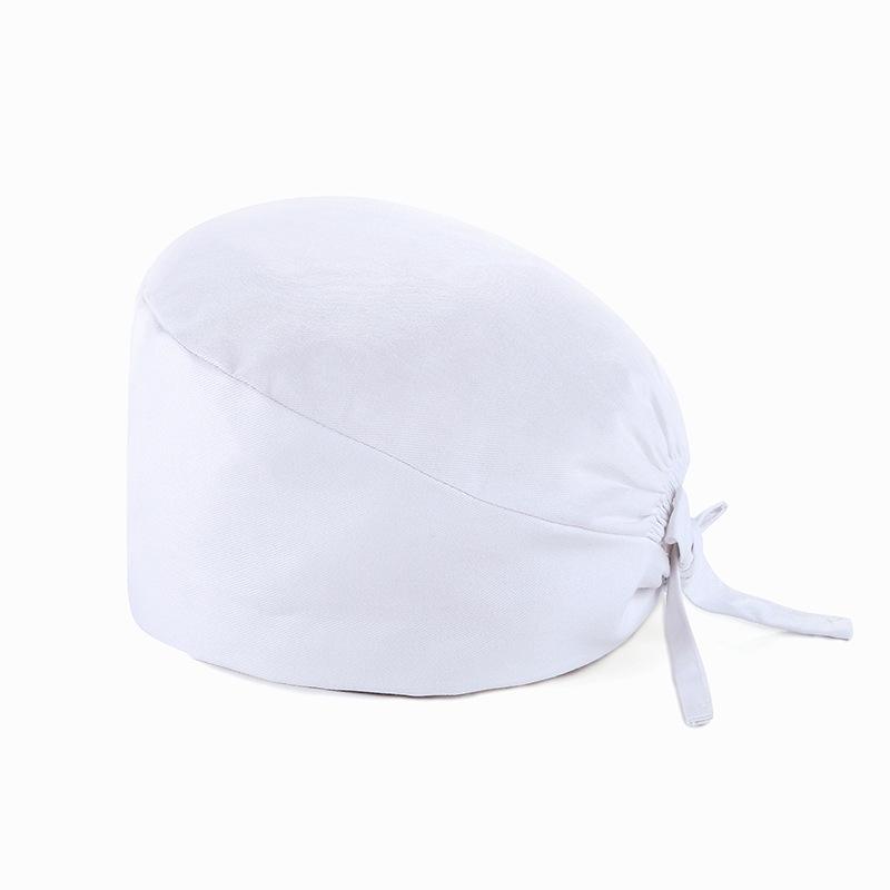 Unisex Women Scrub Nurse Caps Solid Color Adjustable Breathable Beauty Salon Care Cap Surgical Cap Pet Nurse Doctor Working Caps