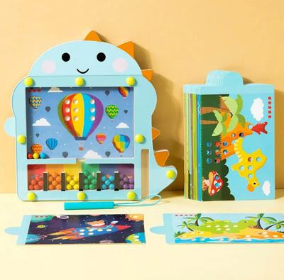 Magnetiniai Spalvoti Montessori Mediniai Edukaciniai Rūšiavimo Žaislai Magnetinis Karoliukų Labirintas Piešimo Lenta Ankstyvojo Mokymosi Veiklos