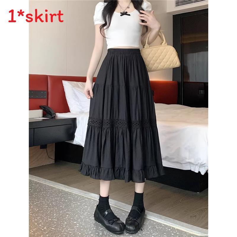 Elegant High Waist White Maxi Skirt With Shear Chiffon Fabric For Summer Casual Wear