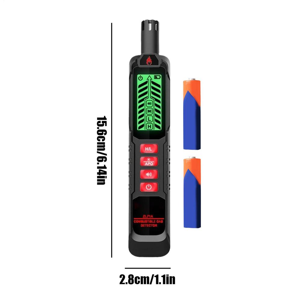 Natural Gas Detector Portable Gas Sniffer Precise Handheld Analyzer Sniffer For Kitchen Hotel Home Safety Indoor Restaurant Car