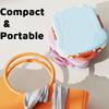 Bento Lunch Box Set Leak Proof Snack Box with Spice Cup & Utensils BPA Free Portable Handle Meal Container for School Travel BBQ