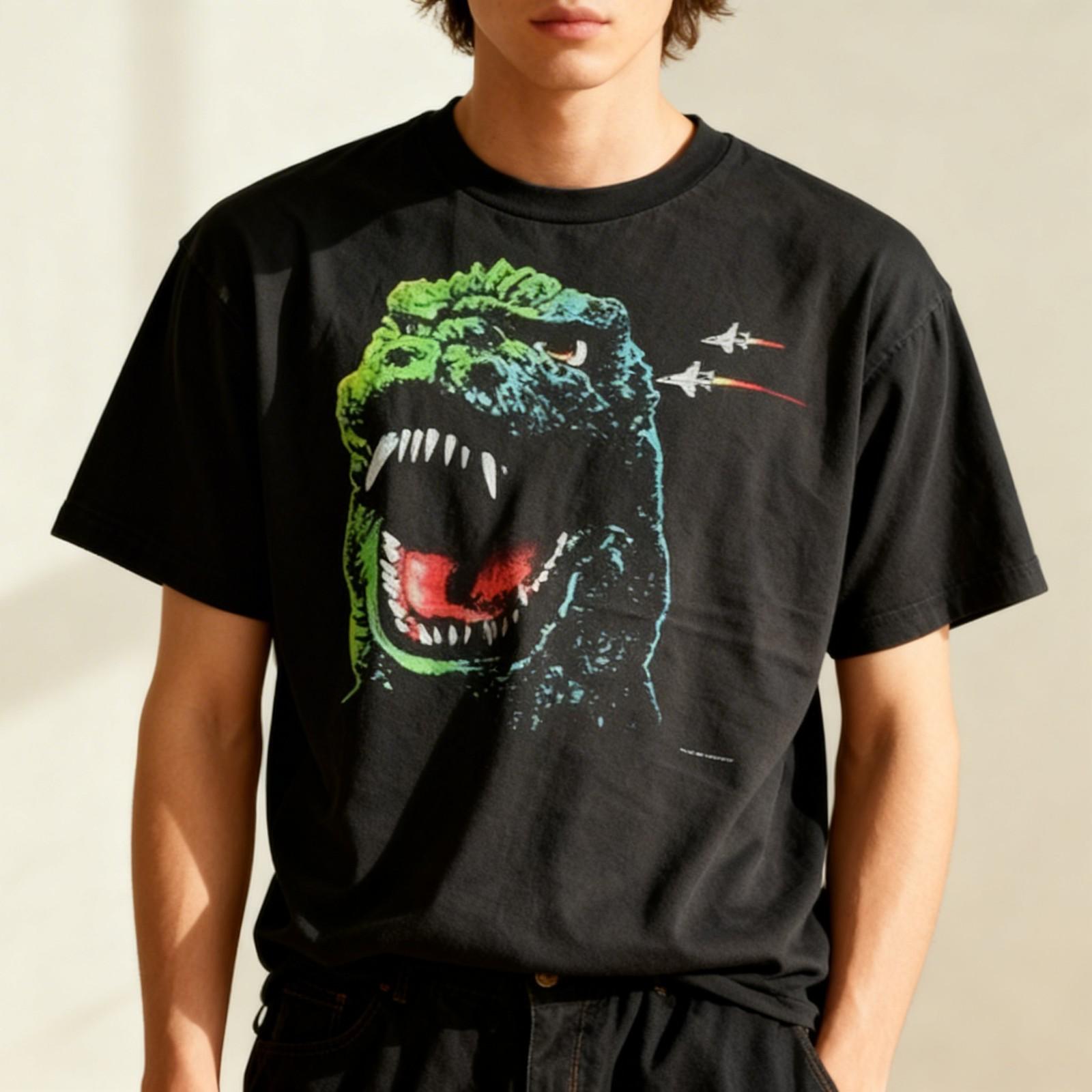RETRO 90S GODZILLA MONSTER MOVIE GRAPHIC S-5XL NWT Unisex T-Shirt XXXL