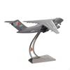Diecast Y-20 Model Metal Aircraft with Stand Tabletop Realistic for