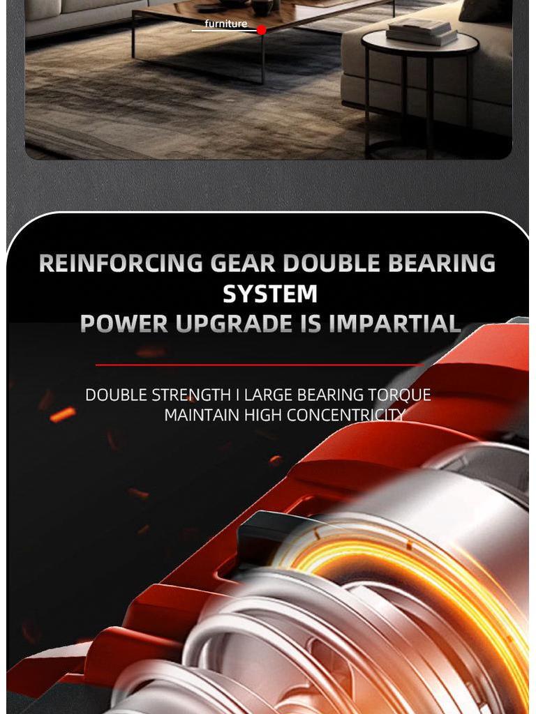 21V Multifunctional Handheld Electric Drill & Screwdriver with Lithium Battery for Home Renovation