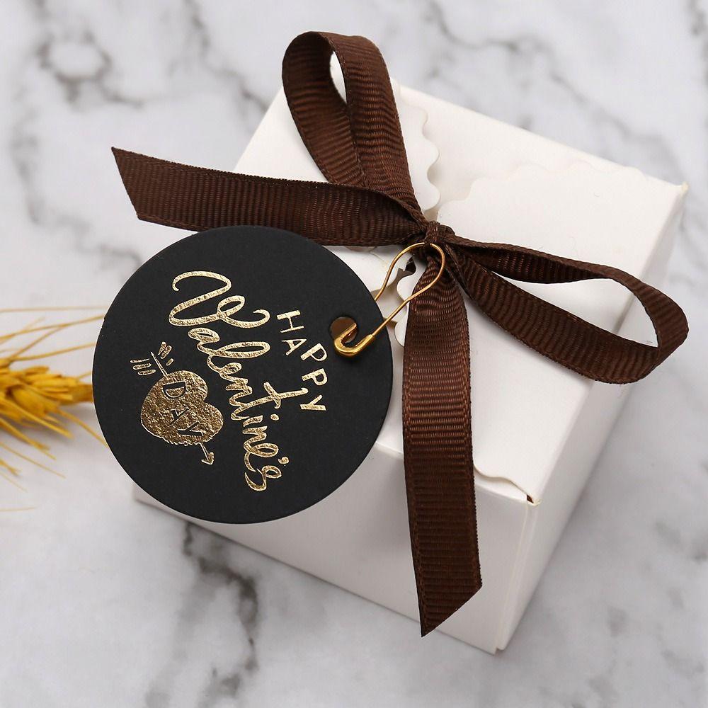 100pcs Heart Shaped Cards Gift Labels Hand Gift Hanging Tag  Festive & Party Supplies